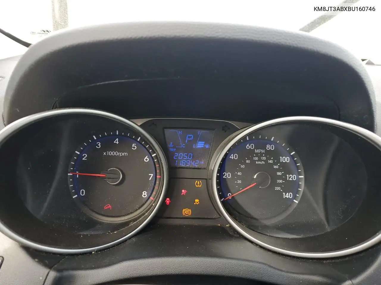 KM8JT3ABXBU160746 2011 Hyundai Tucson Gl