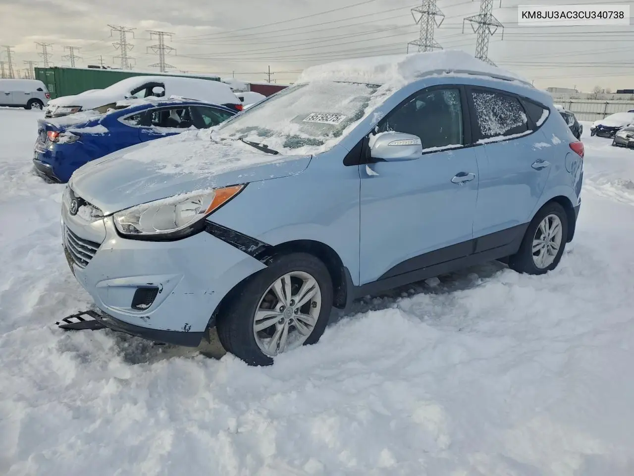 KM8JU3AC3CU340738 2012 Hyundai Tucson Gls