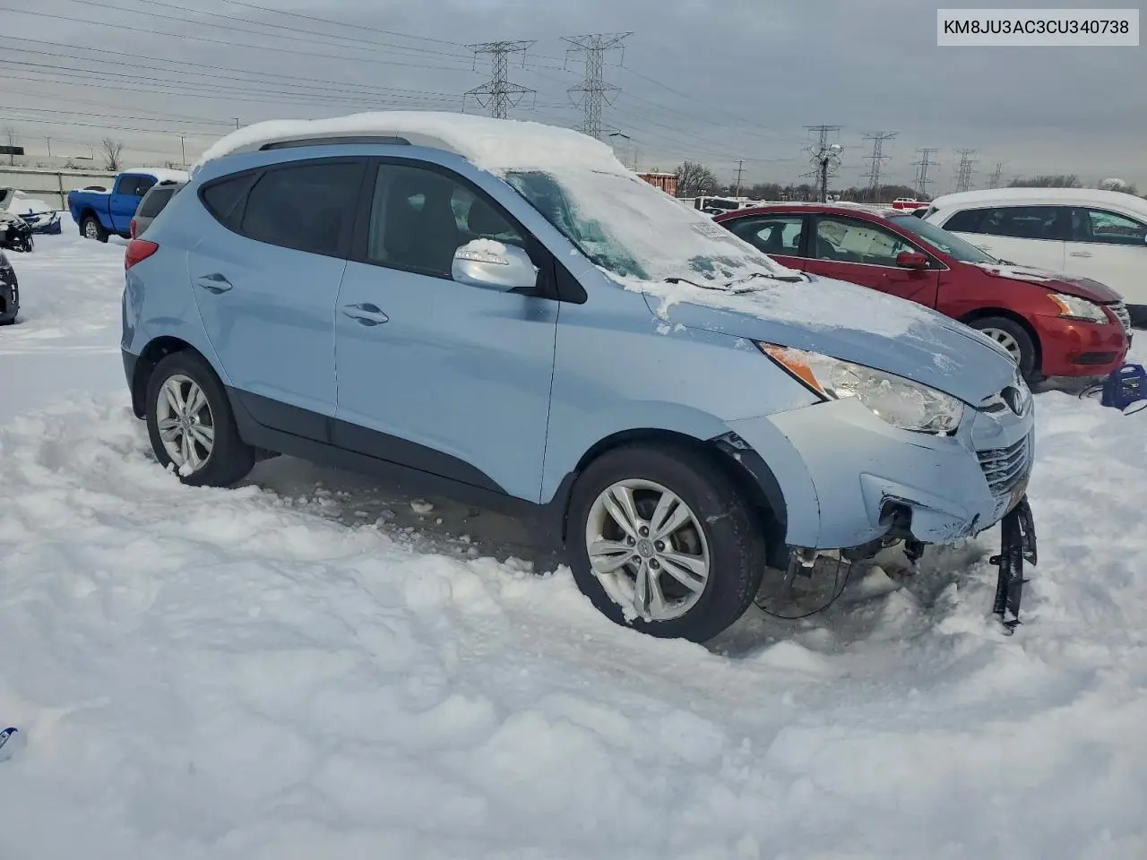 KM8JU3AC3CU340738 2012 Hyundai Tucson Gls