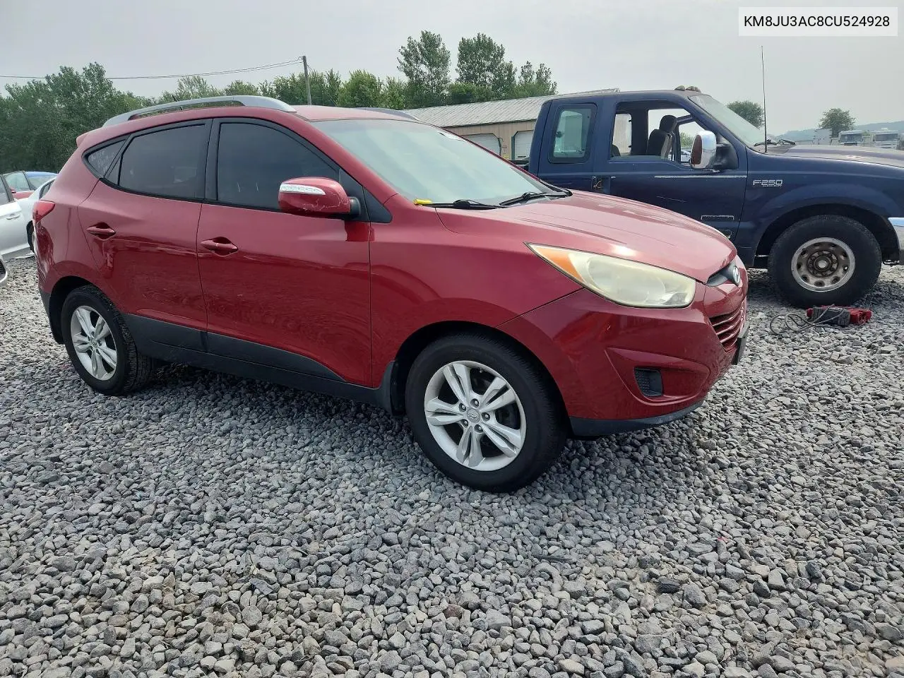 2012 Hyundai Tucson Gls VIN: KM8JU3AC8CU524928 Lot: 61114496