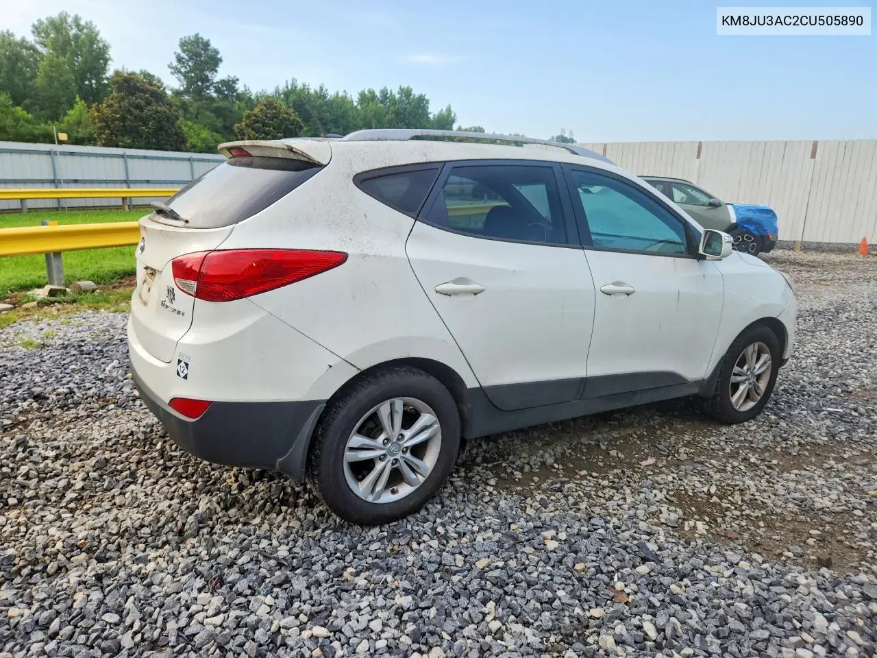 2012 Hyundai Tucson Gls VIN: KM8JU3AC2CU505890 Lot: 61852666