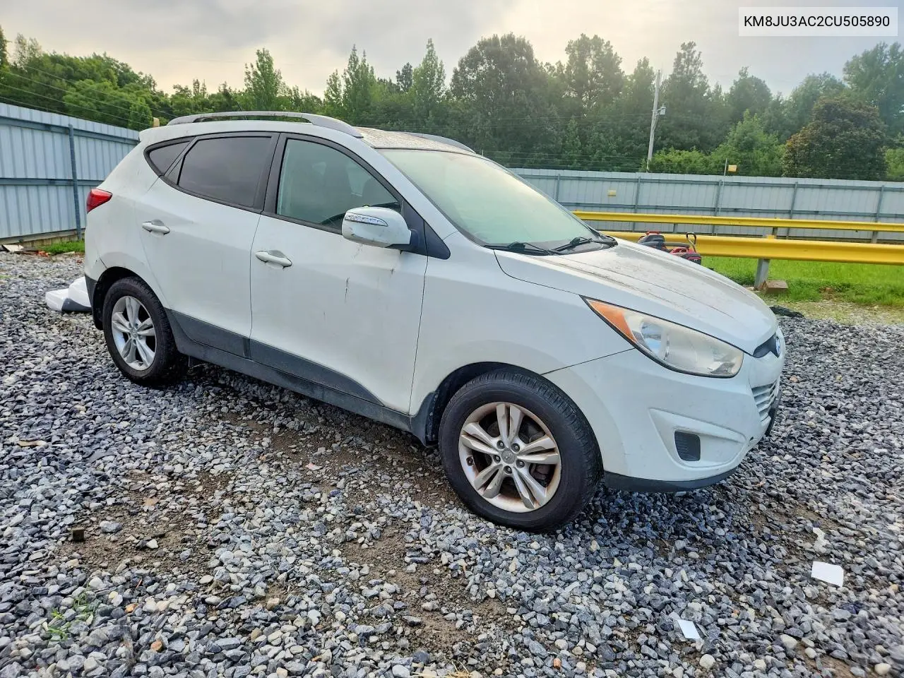 2012 Hyundai Tucson Gls VIN: KM8JU3AC2CU505890 Lot: 61852666