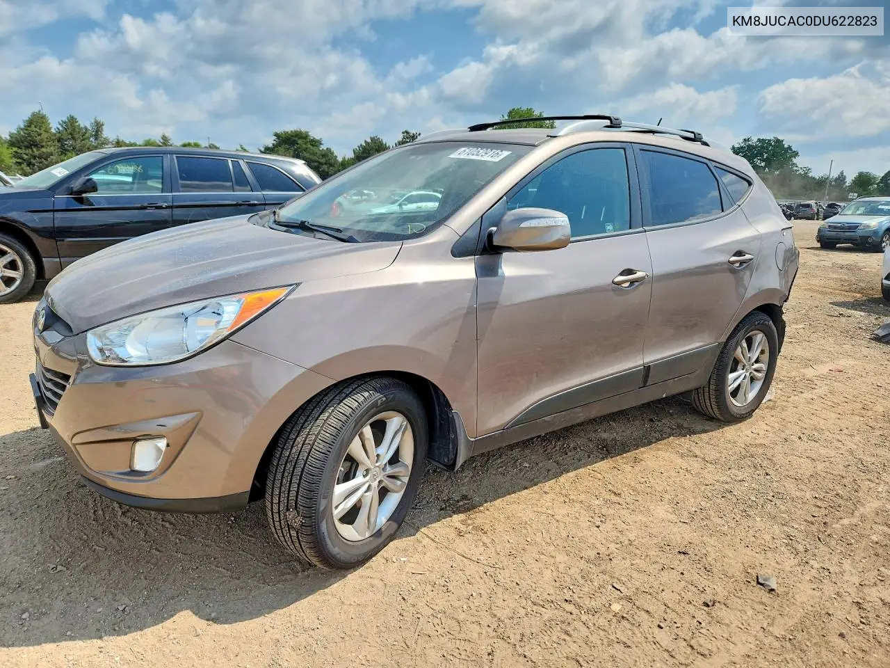 2013 Hyundai Tucson Gls VIN: KM8JUCAC0DU622823 Lot: 61052916