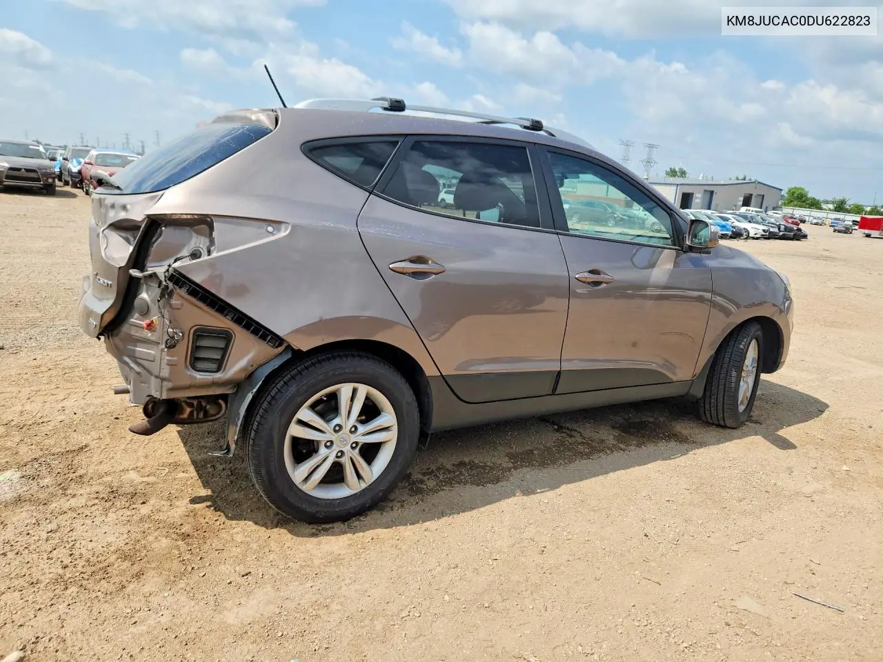 2013 Hyundai Tucson Gls VIN: KM8JUCAC0DU622823 Lot: 61052916