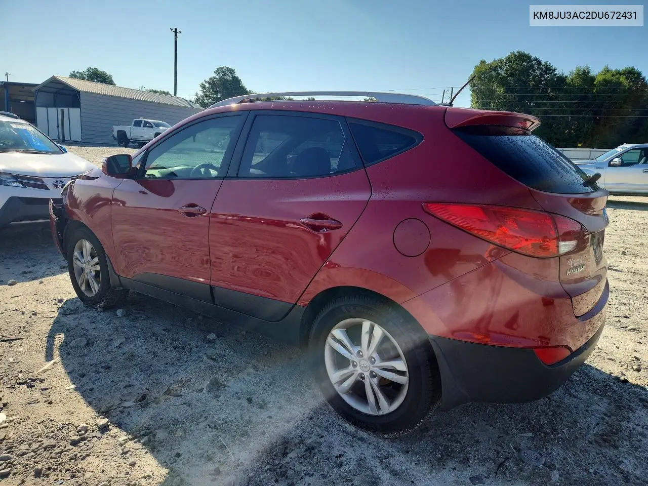2013 Hyundai Tucson Gls VIN: KM8JU3AC2DU672431 Lot: 61533796