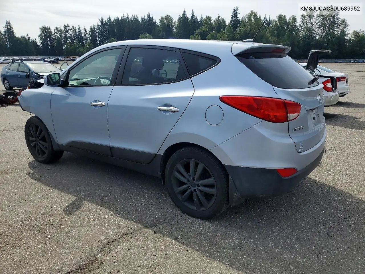 2013 Hyundai Tucson Limited VIN: KM8JUCAC5DU689952 Lot: 61549836