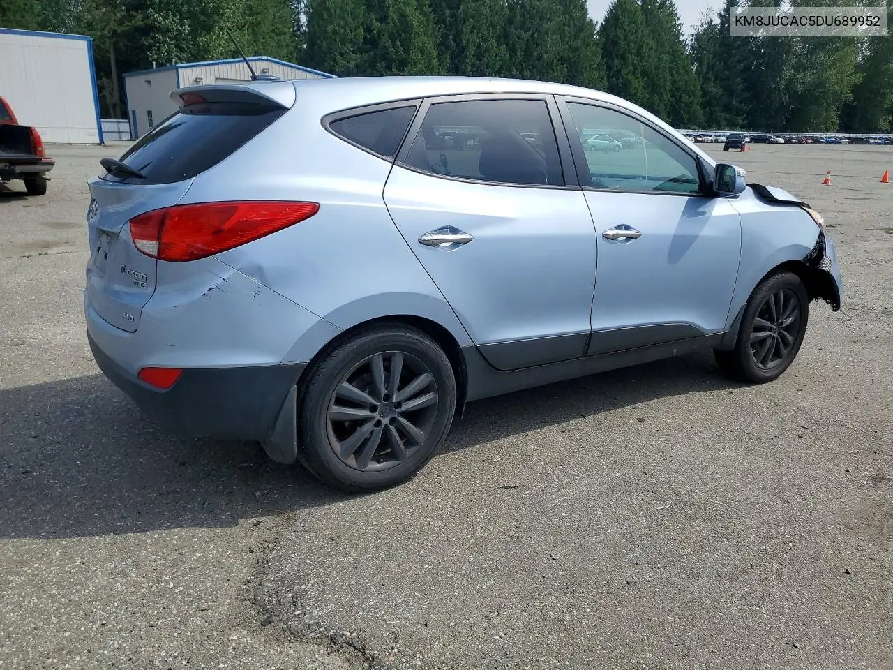 2013 Hyundai Tucson Limited VIN: KM8JUCAC5DU689952 Lot: 61549836