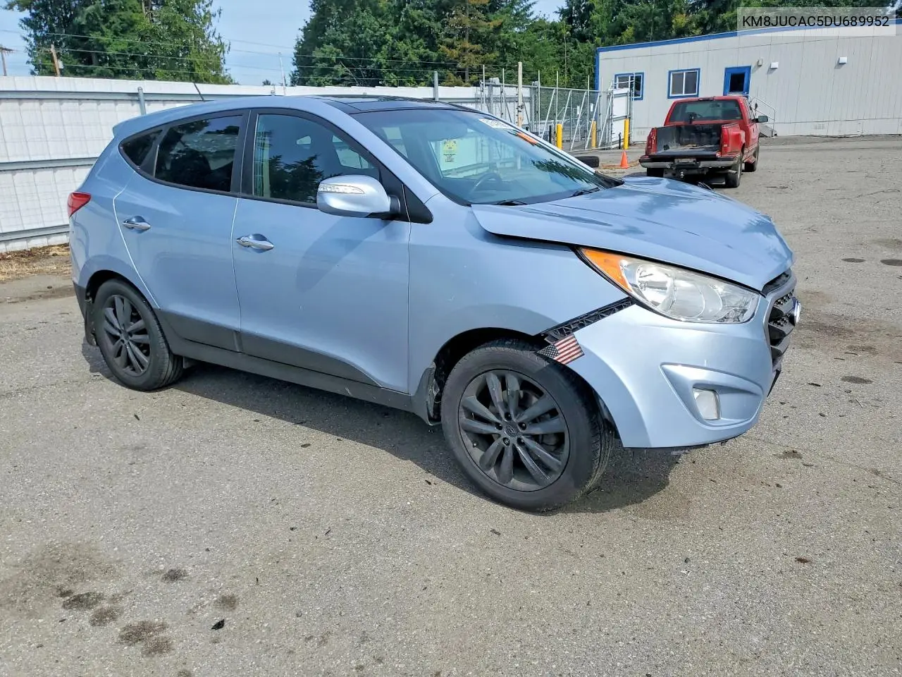 2013 Hyundai Tucson Limited VIN: KM8JUCAC5DU689952 Lot: 61549836