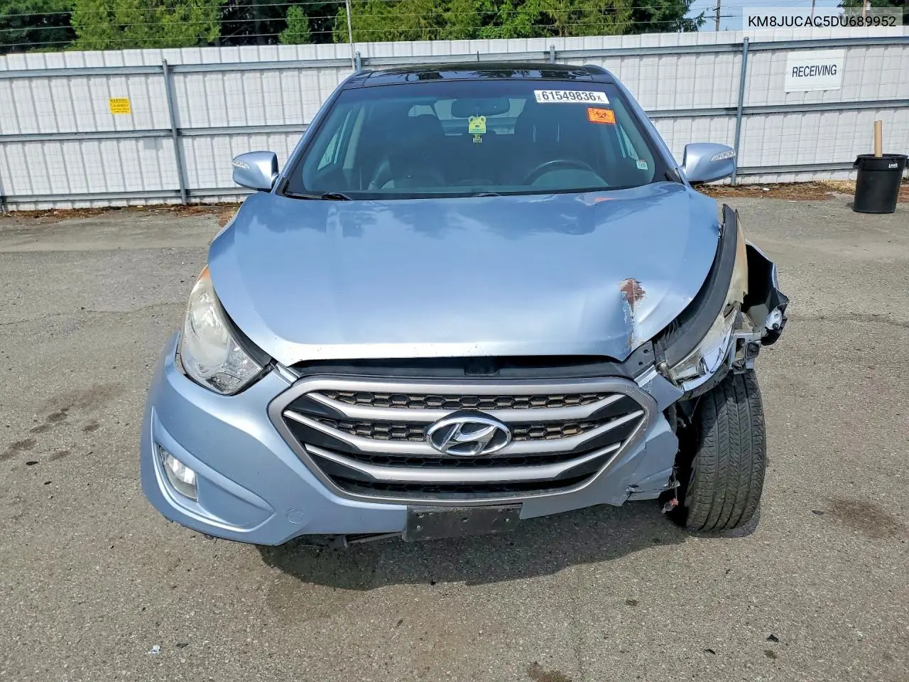 2013 Hyundai Tucson Limited VIN: KM8JUCAC5DU689952 Lot: 61549836