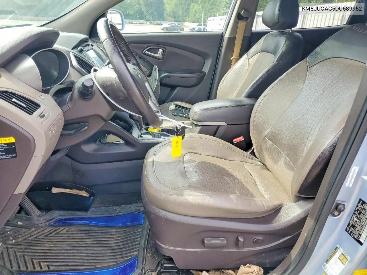 2013 Hyundai Tucson Limited VIN: KM8JUCAC5DU689952 Lot: 61549836