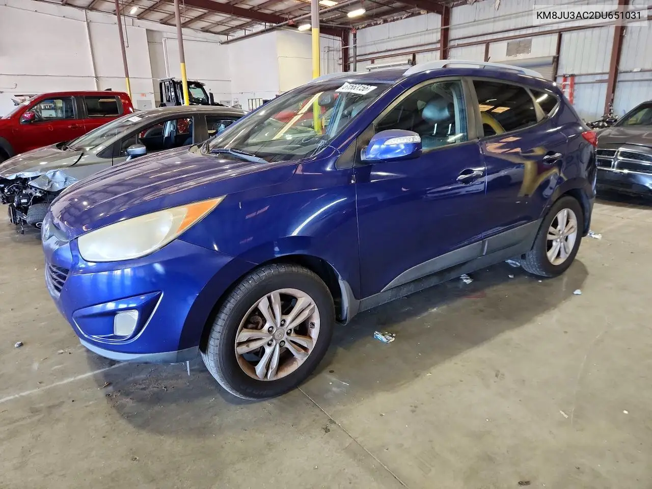 2013 Hyundai Tucson Gls VIN: KM8JU3AC2DU651031 Lot: 61563156