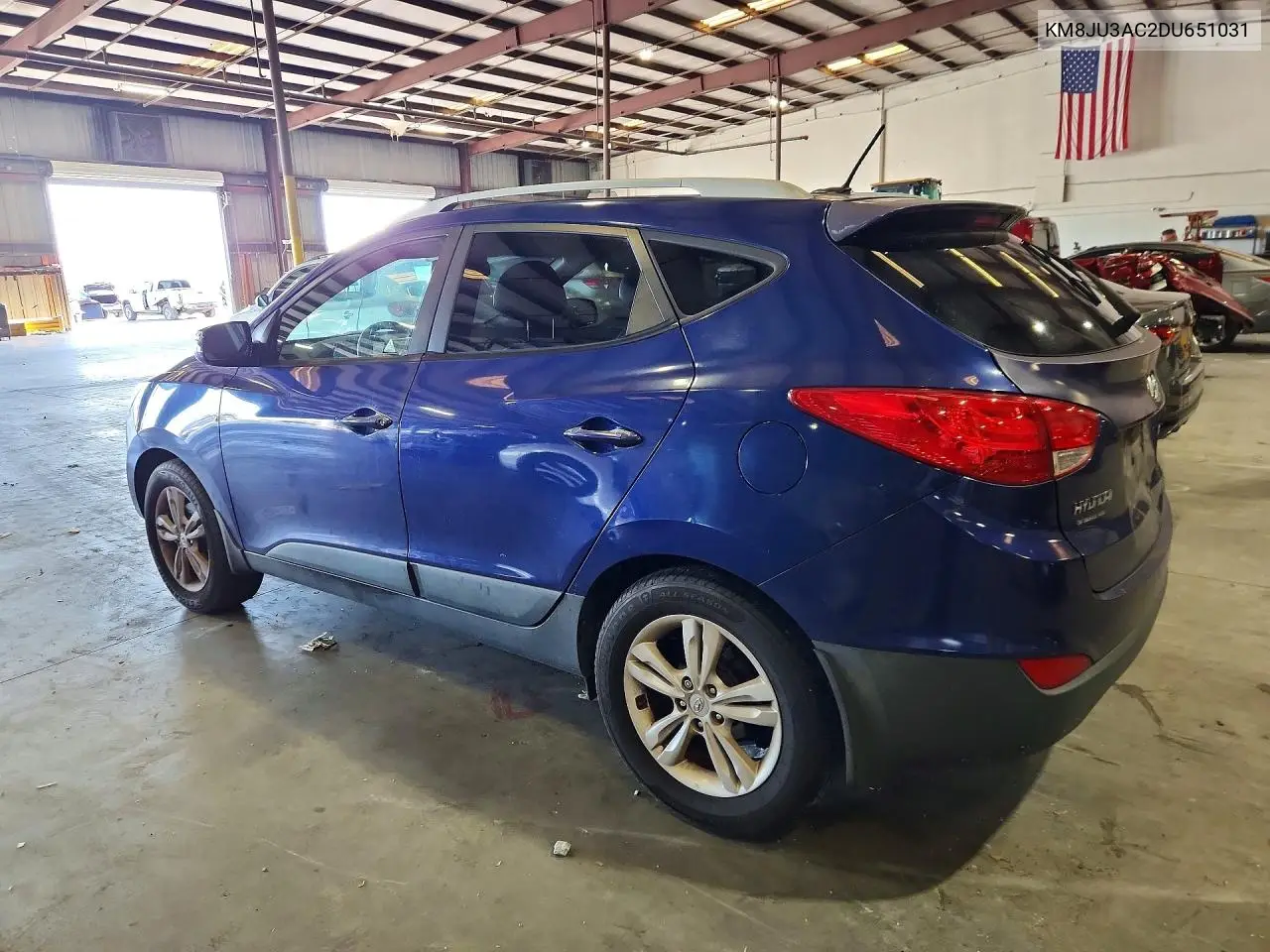 2013 Hyundai Tucson Gls VIN: KM8JU3AC2DU651031 Lot: 61563156