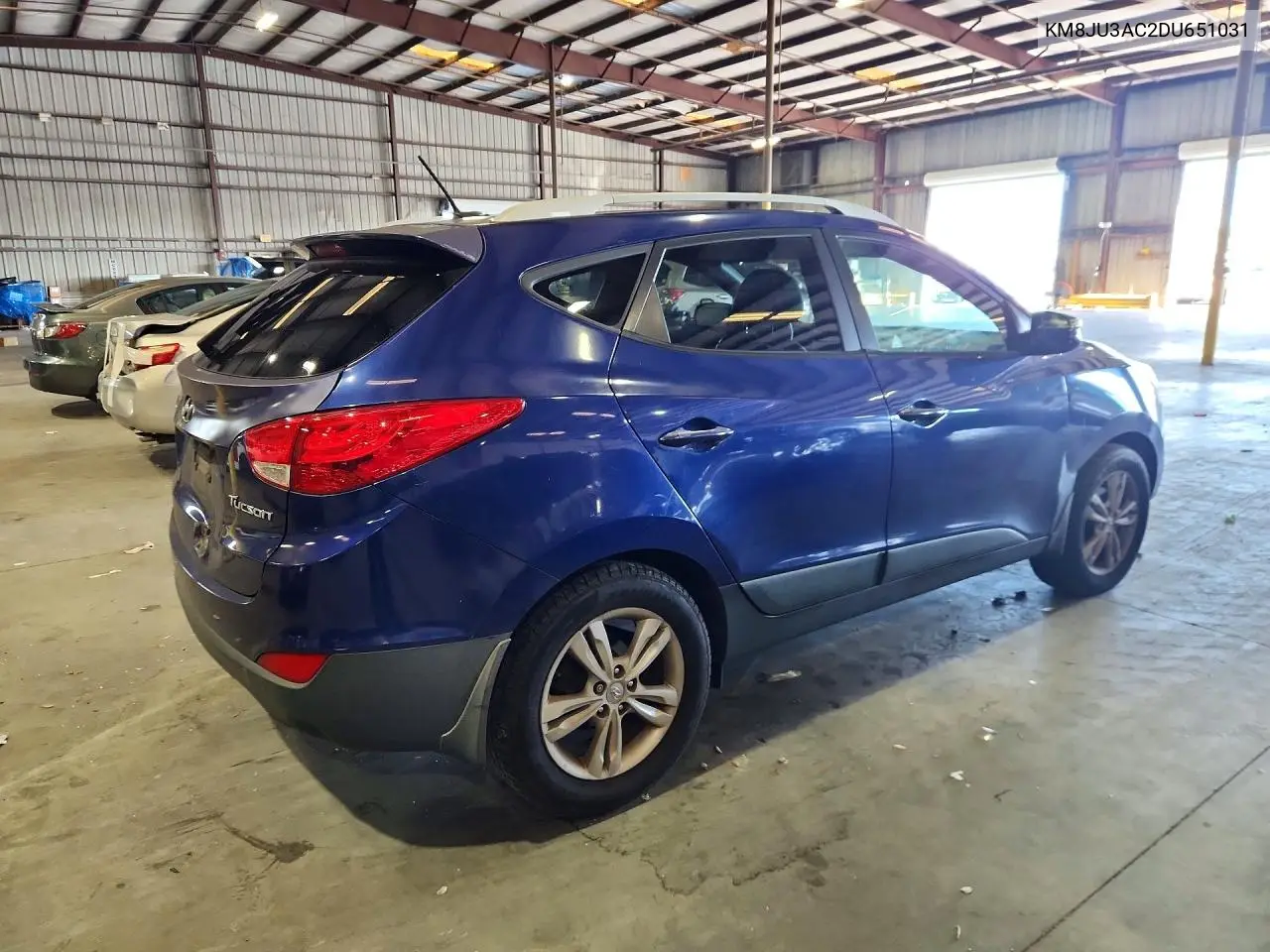 2013 Hyundai Tucson Gls VIN: KM8JU3AC2DU651031 Lot: 61563156