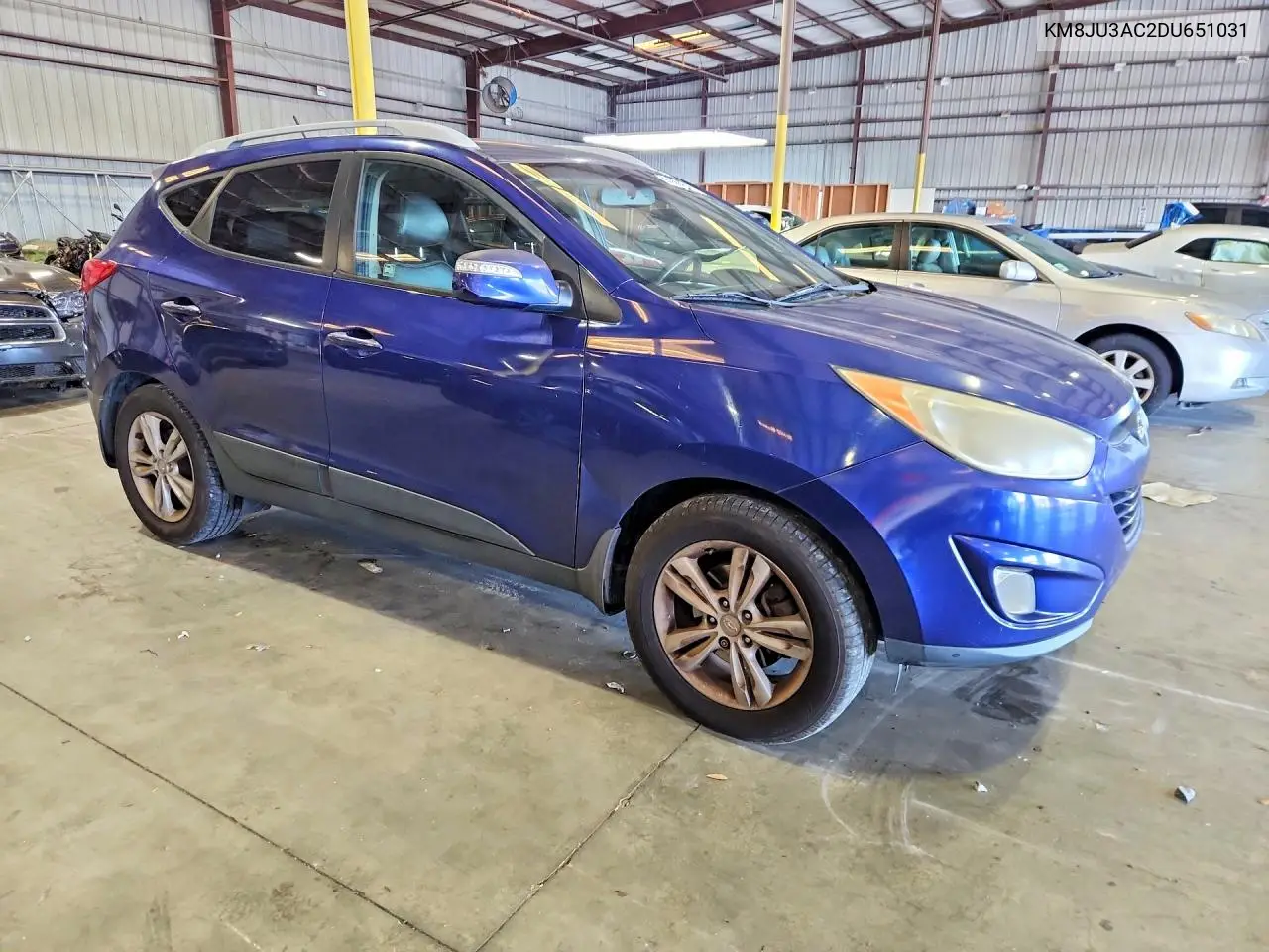 2013 Hyundai Tucson Gls VIN: KM8JU3AC2DU651031 Lot: 61563156