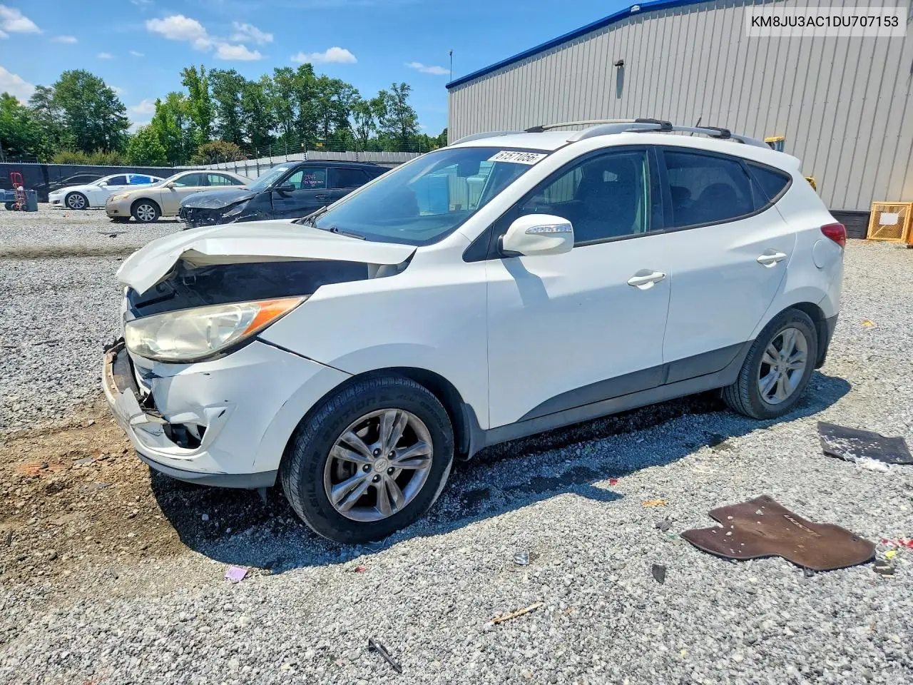 2013 Hyundai Tucson Gls VIN: KM8JU3AC1DU707153 Lot: 61571056