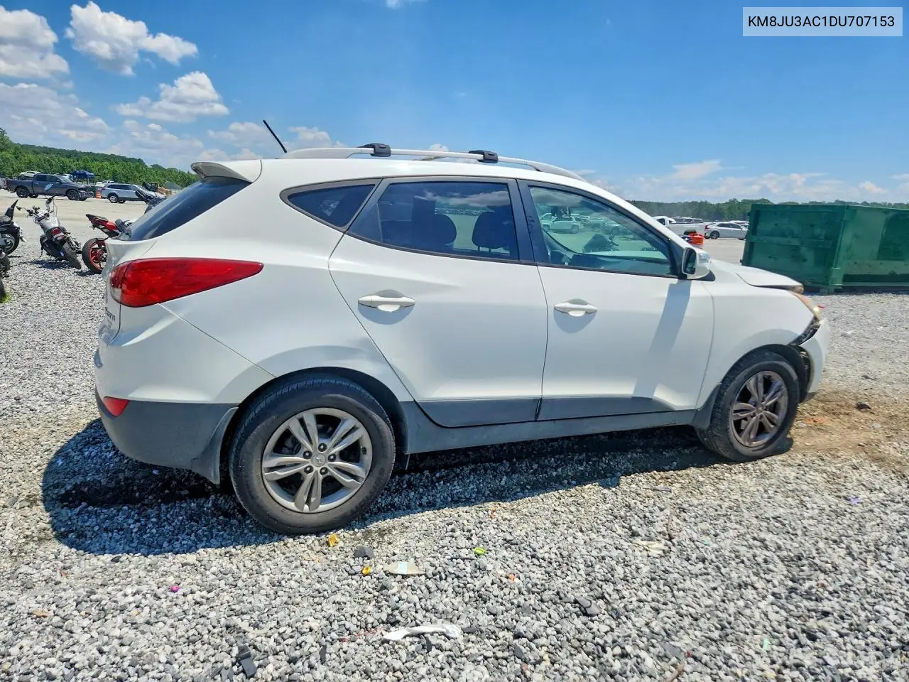2013 Hyundai Tucson Gls VIN: KM8JU3AC1DU707153 Lot: 61571056
