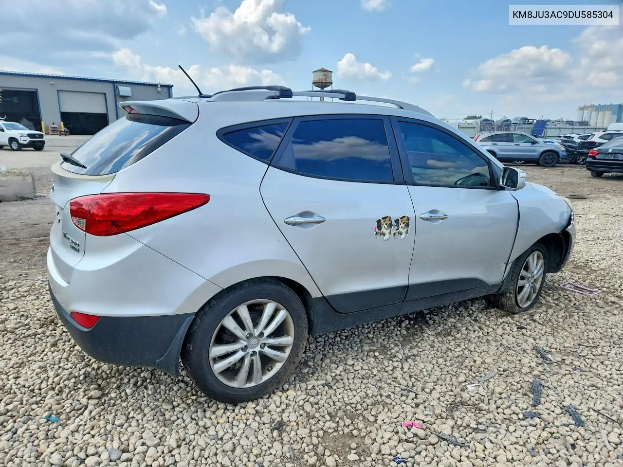 2013 Hyundai Tucson Limited VIN: KM8JU3AC9DU585304 Lot: 62019446