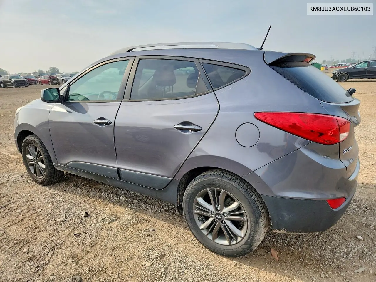 2014 Hyundai Tucson Se VIN: KM8JU3AGXEU860103 Lot: 61662976