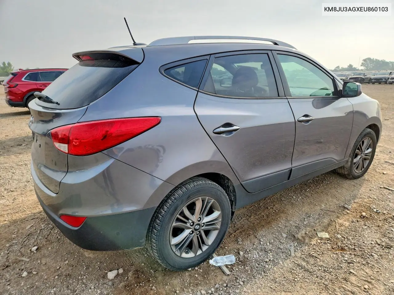 2014 Hyundai Tucson Se VIN: KM8JU3AGXEU860103 Lot: 61662976