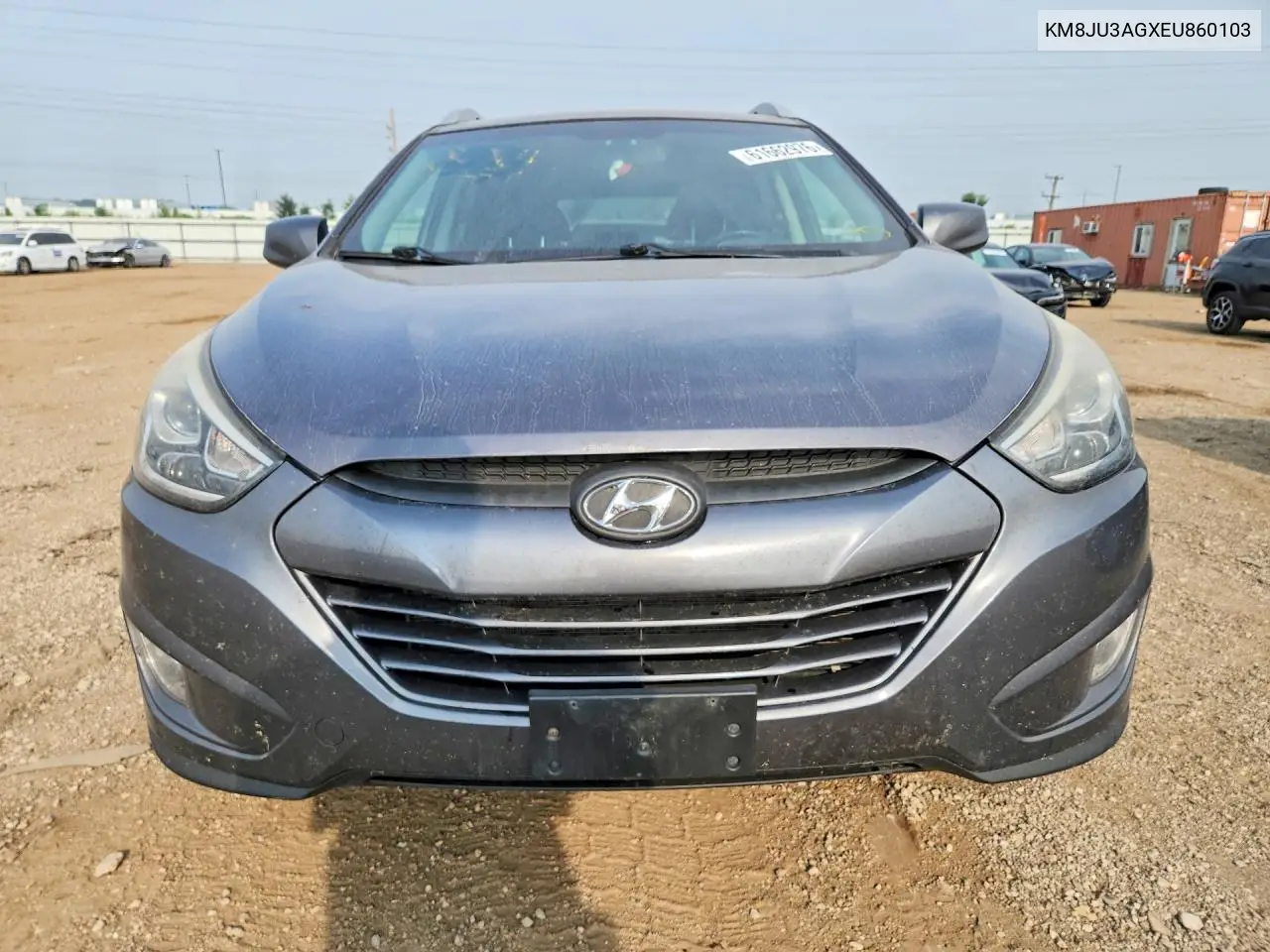 2014 Hyundai Tucson Se VIN: KM8JU3AGXEU860103 Lot: 61662976