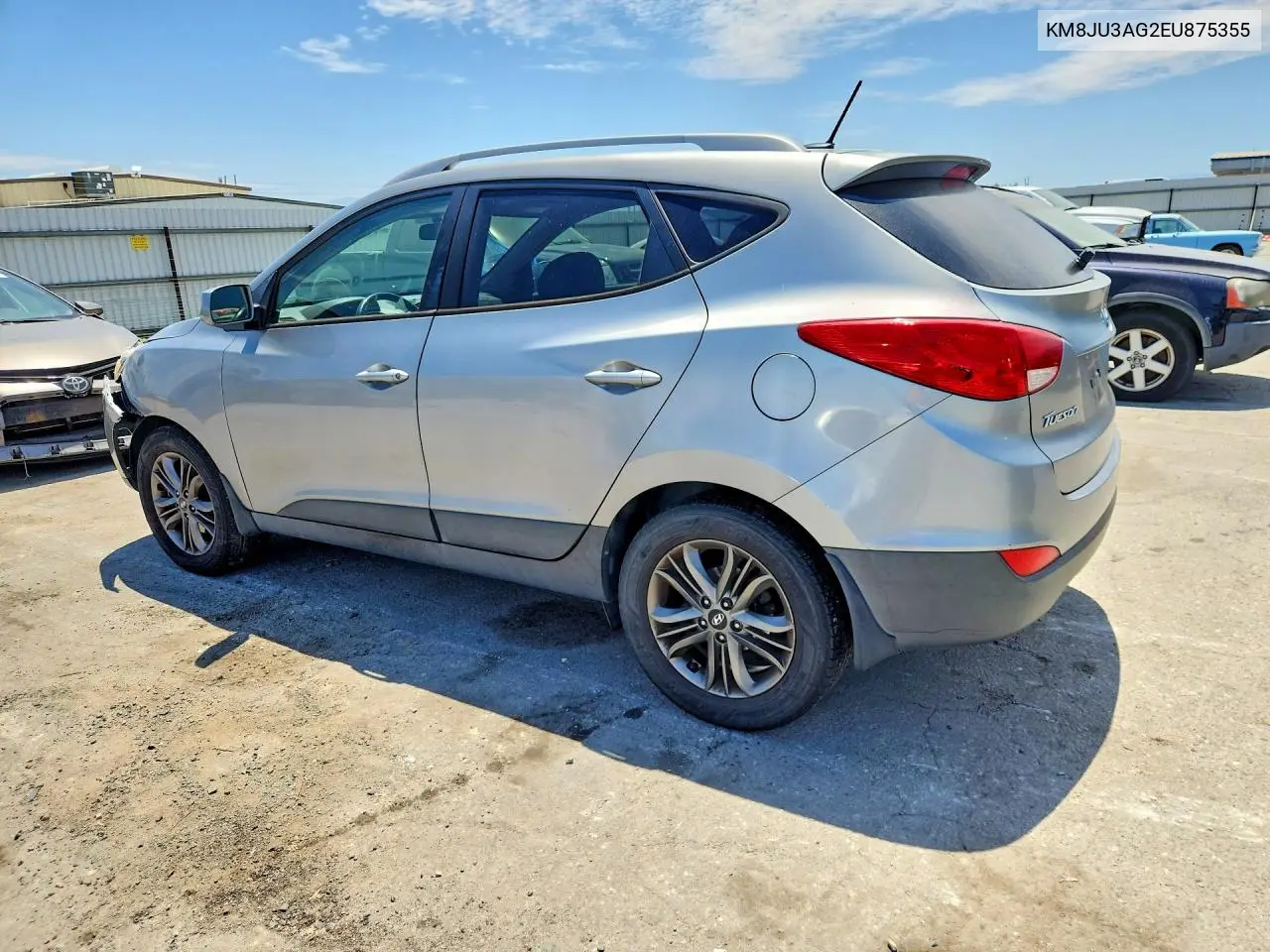 2014 Hyundai Tucson Se VIN: KM8JU3AG2EU875355 Lot: 62106486