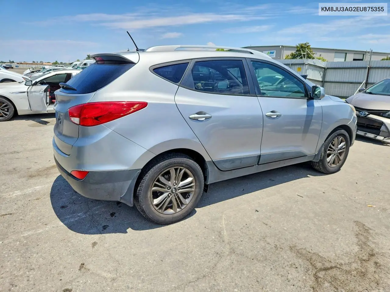 2014 Hyundai Tucson Se VIN: KM8JU3AG2EU875355 Lot: 62106486