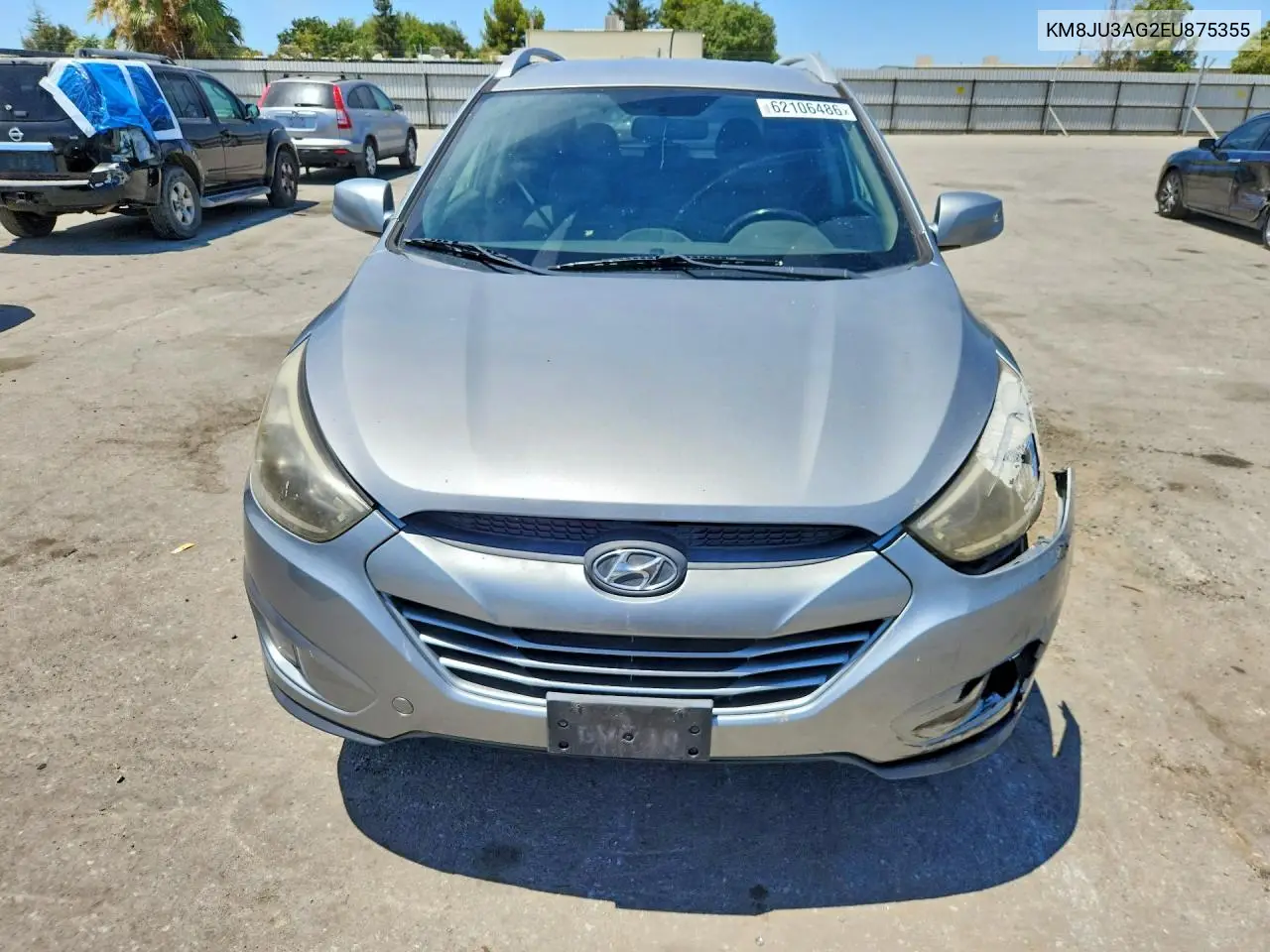 2014 Hyundai Tucson Se VIN: KM8JU3AG2EU875355 Lot: 62106486