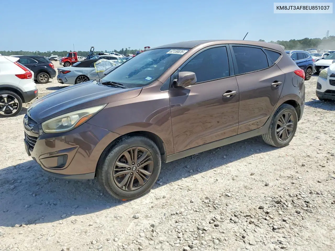 2014 Hyundai Tucson Gls VIN: KM8JT3AF8EU851037 Lot: 62159826