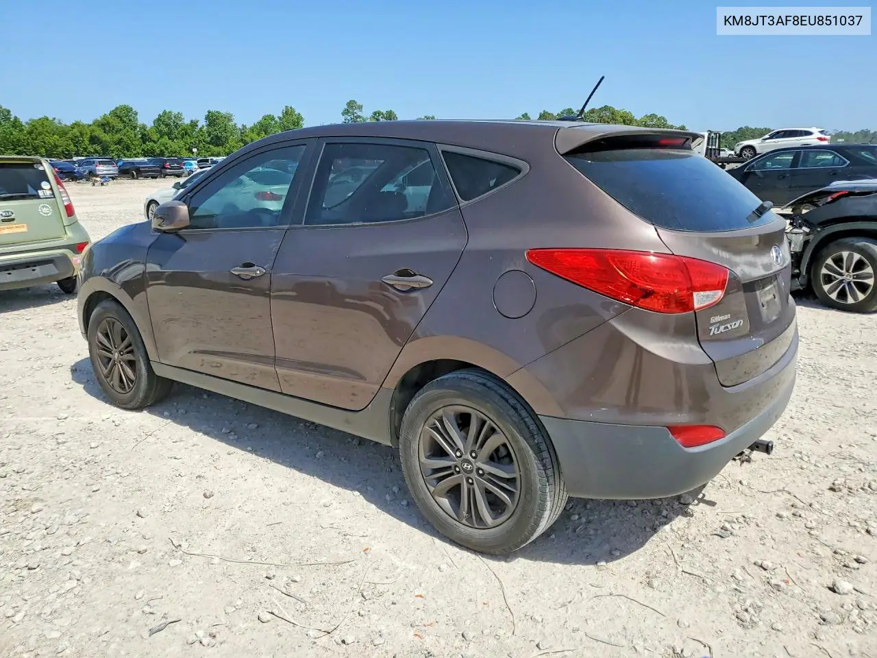 2014 Hyundai Tucson Gls VIN: KM8JT3AF8EU851037 Lot: 62159826