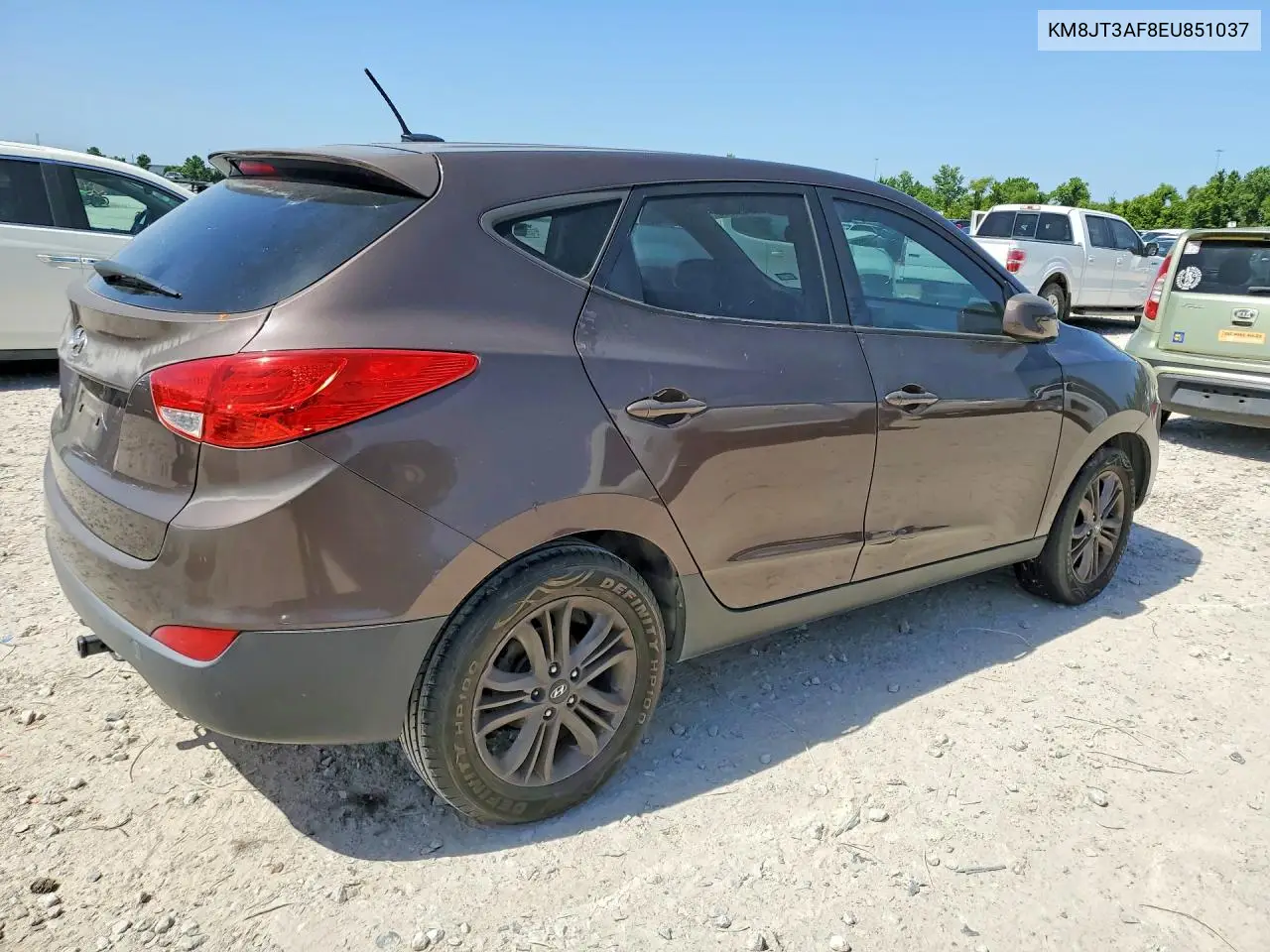 2014 Hyundai Tucson Gls VIN: KM8JT3AF8EU851037 Lot: 62159826