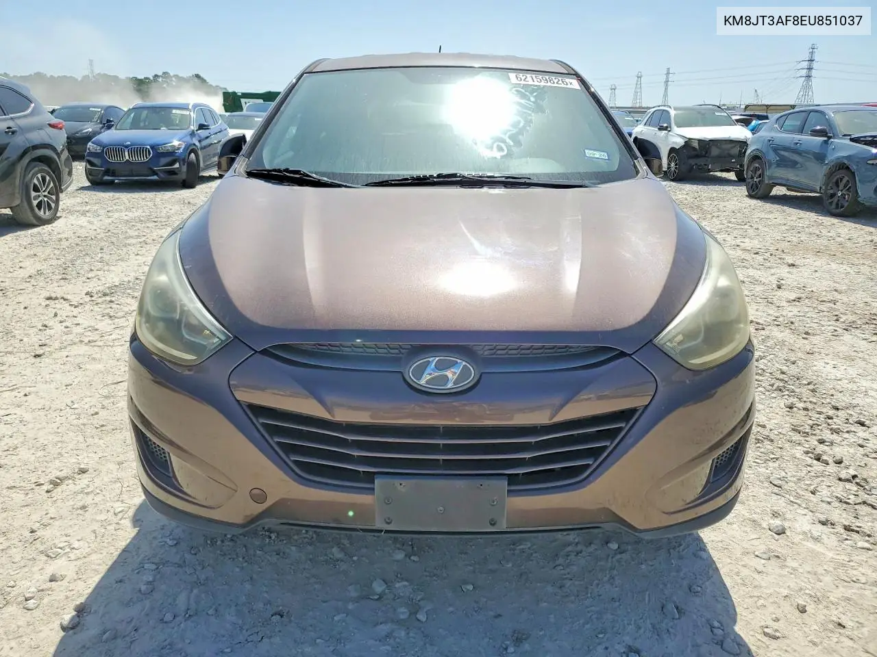 2014 Hyundai Tucson Gls VIN: KM8JT3AF8EU851037 Lot: 62159826