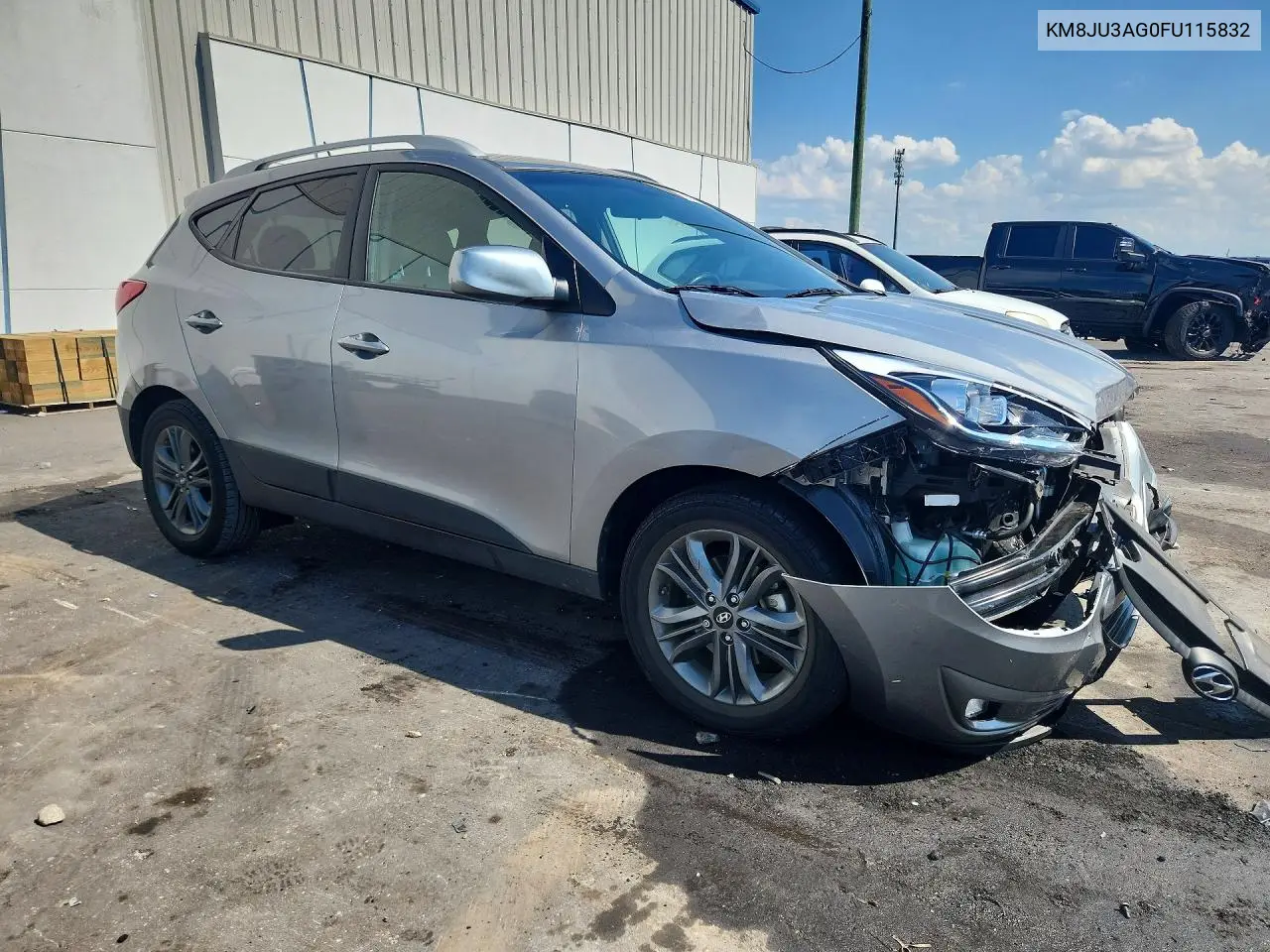 2015 Hyundai Tucson Se VIN: KM8JU3AG0FU115832 Lot: 58619296