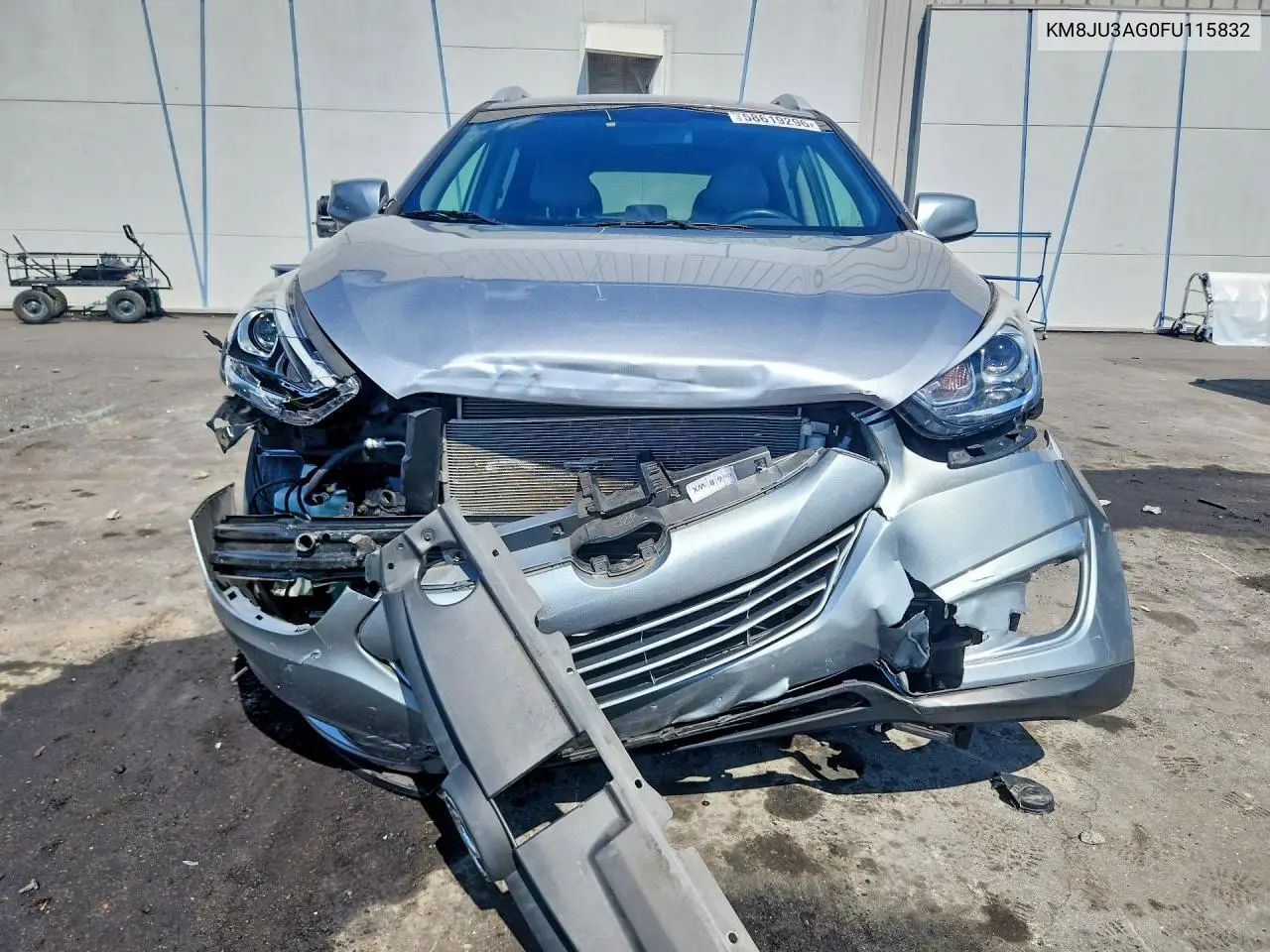 2015 Hyundai Tucson Se VIN: KM8JU3AG0FU115832 Lot: 58619296