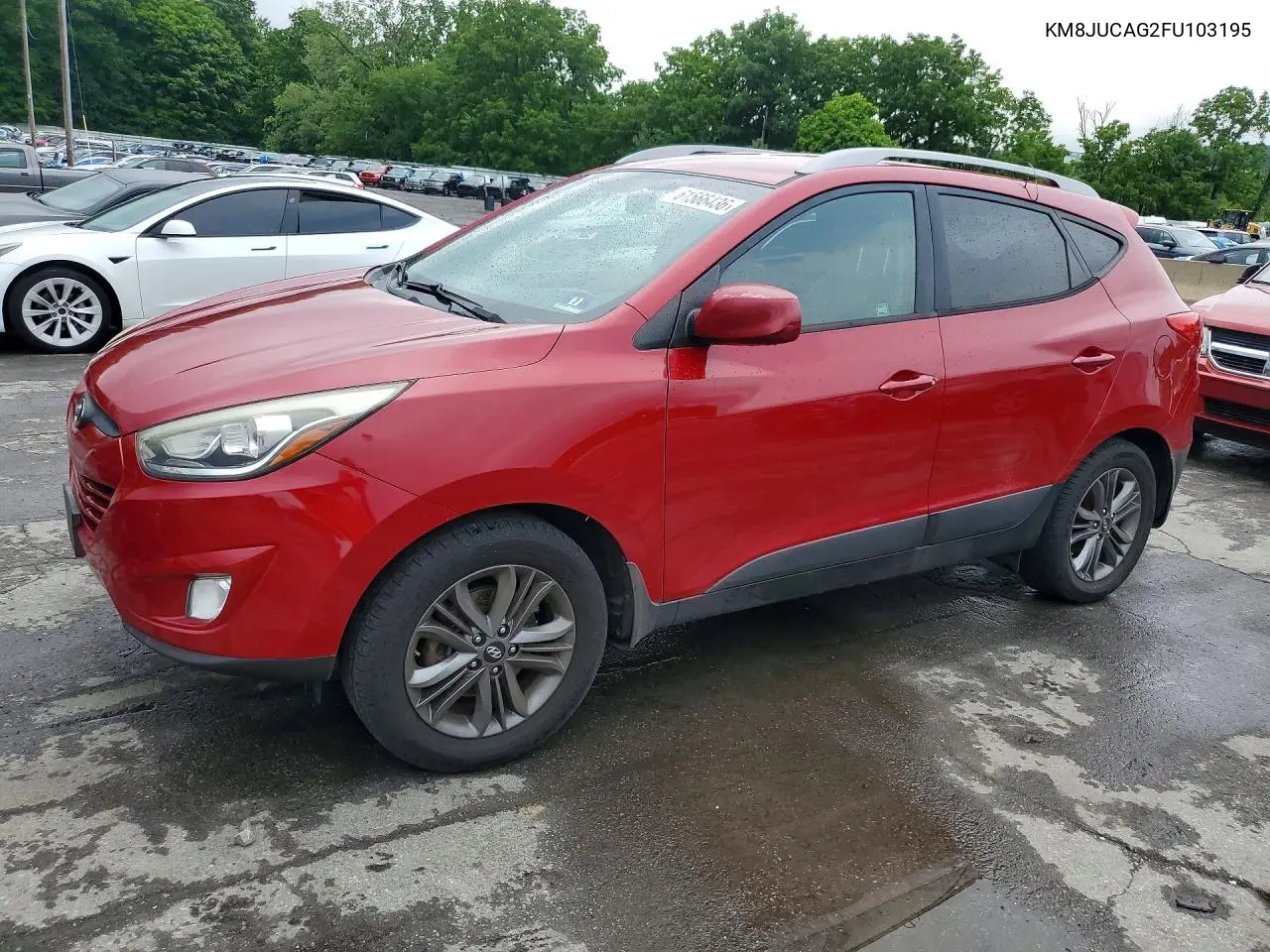 2015 Hyundai Tucson Se VIN: KM8JUCAG2FU103195 Lot: 61566436