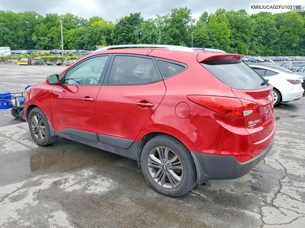 2015 Hyundai Tucson Se VIN: KM8JUCAG2FU103195 Lot: 61566436