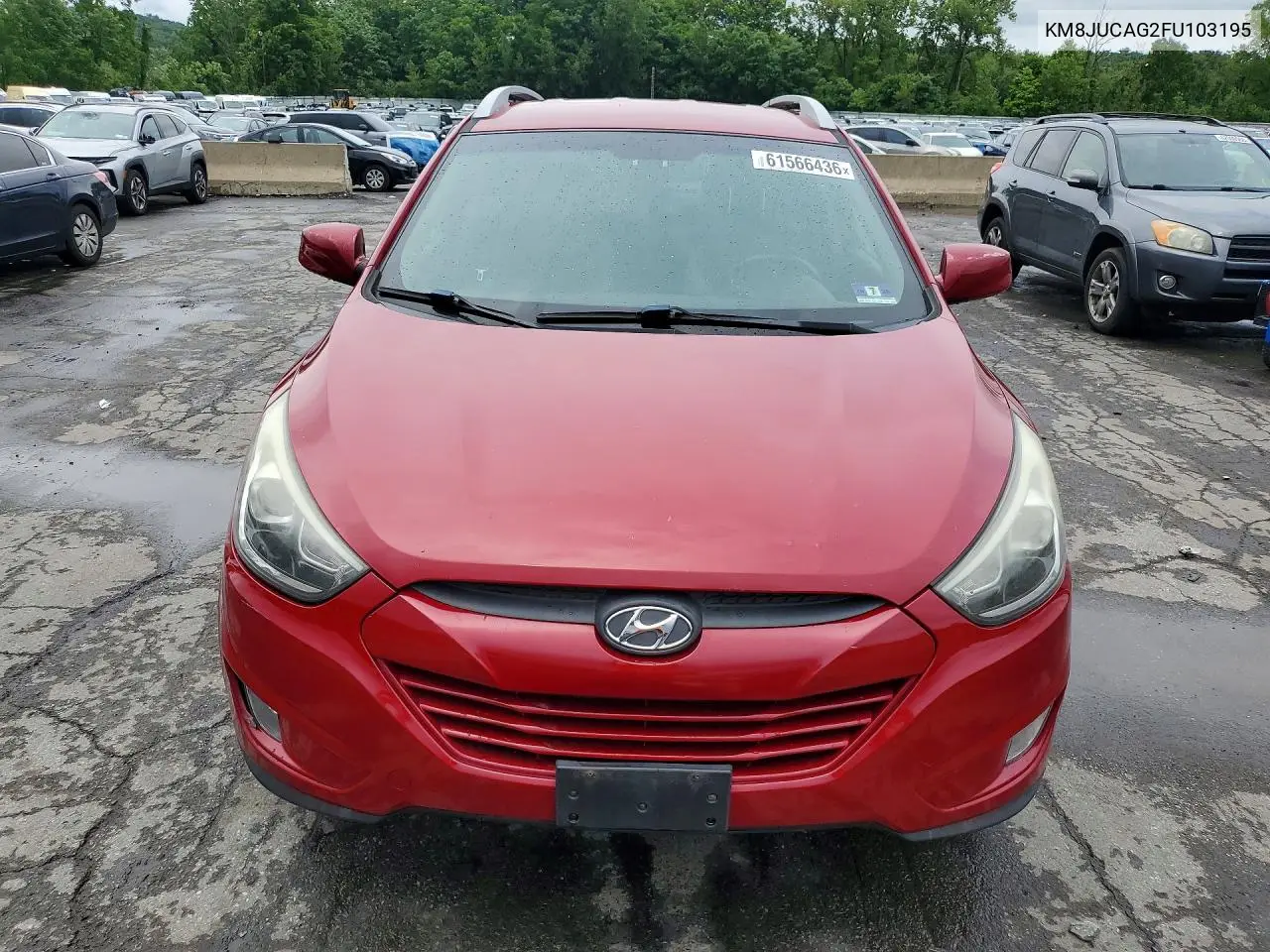 2015 Hyundai Tucson Se VIN: KM8JUCAG2FU103195 Lot: 61566436