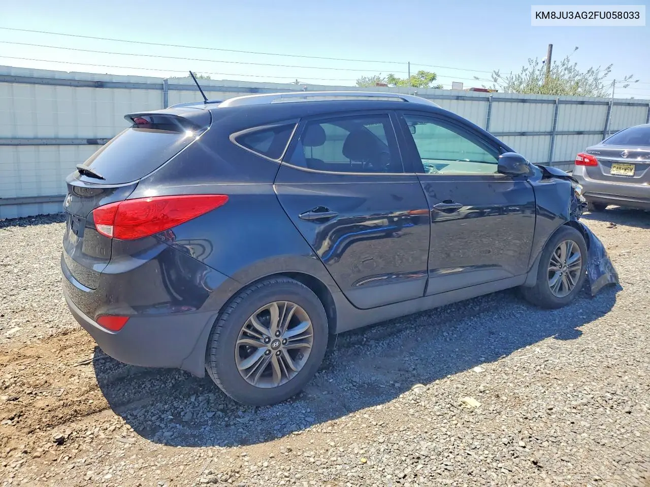 2015 Hyundai Tucson Se VIN: KM8JU3AG2FU058033 Lot: 61724686