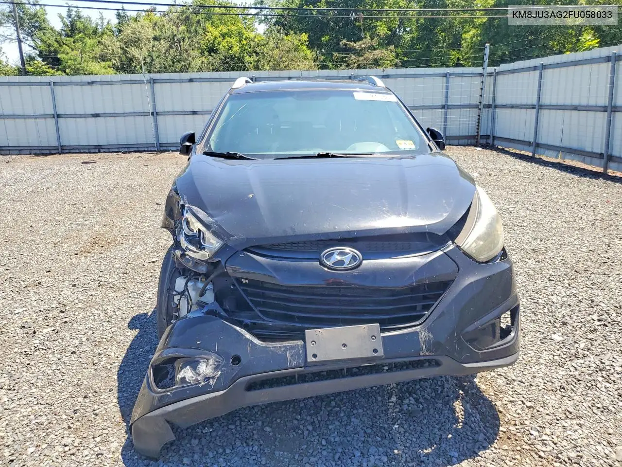 2015 Hyundai Tucson Se VIN: KM8JU3AG2FU058033 Lot: 61724686
