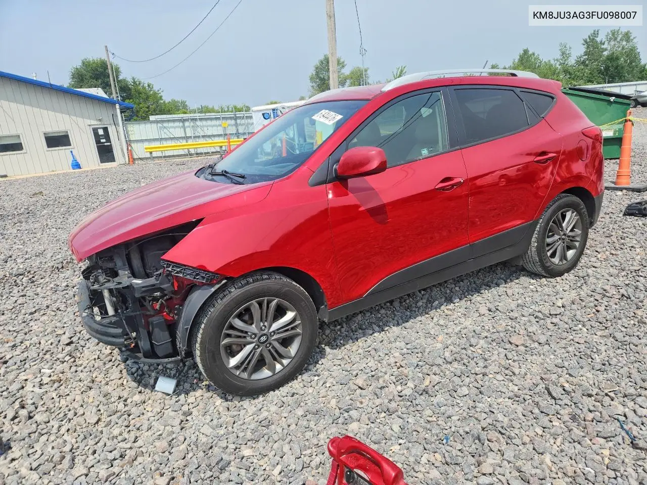 2015 Hyundai Tucson Se VIN: KM8JU3AG3FU098007 Lot: 61844476