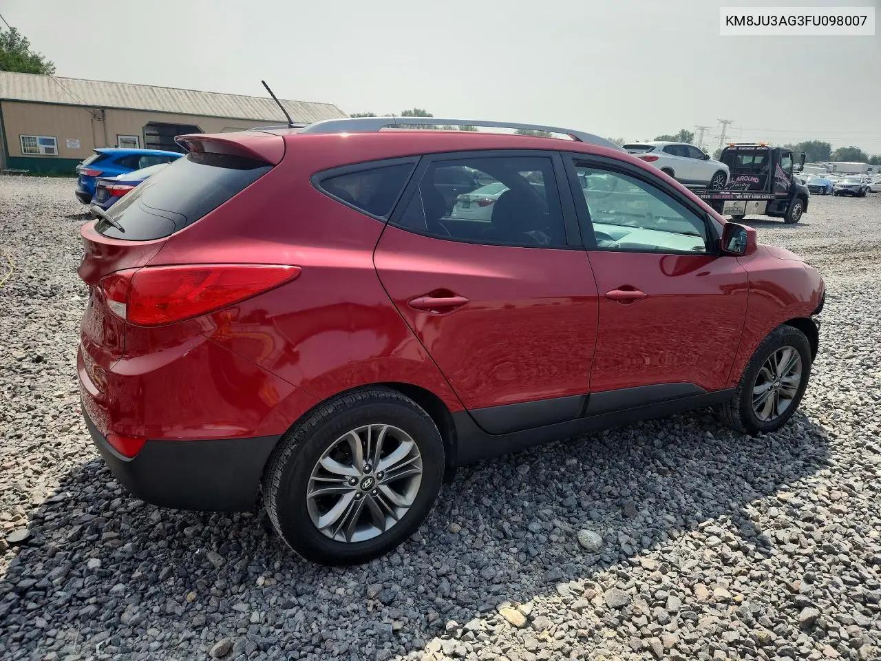 2015 Hyundai Tucson Se VIN: KM8JU3AG3FU098007 Lot: 61844476