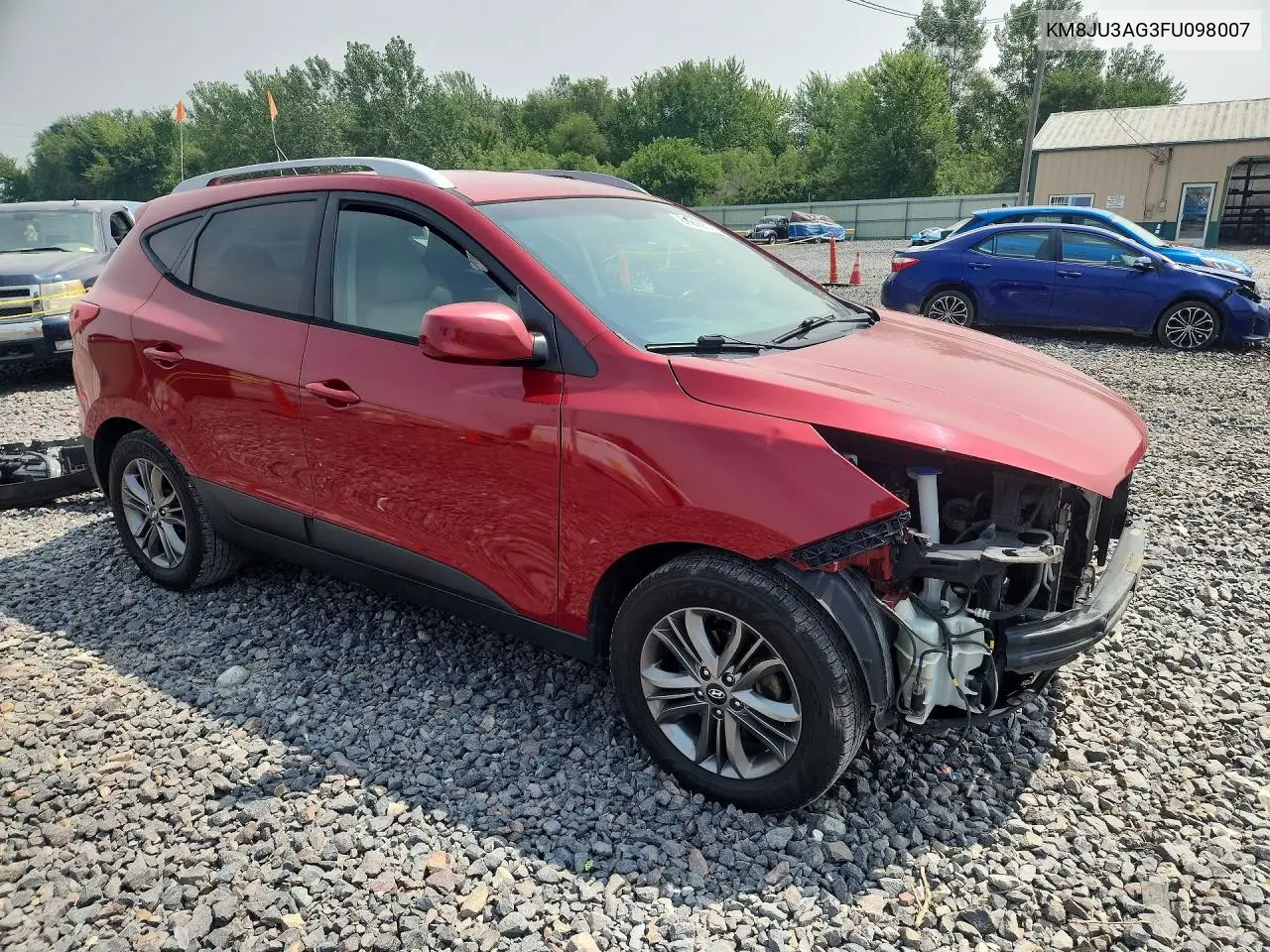 2015 Hyundai Tucson Se VIN: KM8JU3AG3FU098007 Lot: 61844476