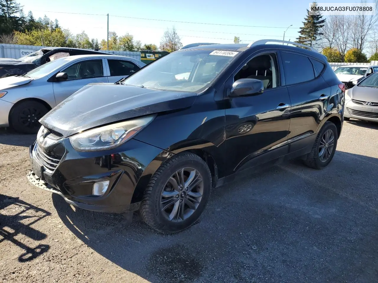KM8JUCAG3FU078808 2015 Hyundai Tucson Limited