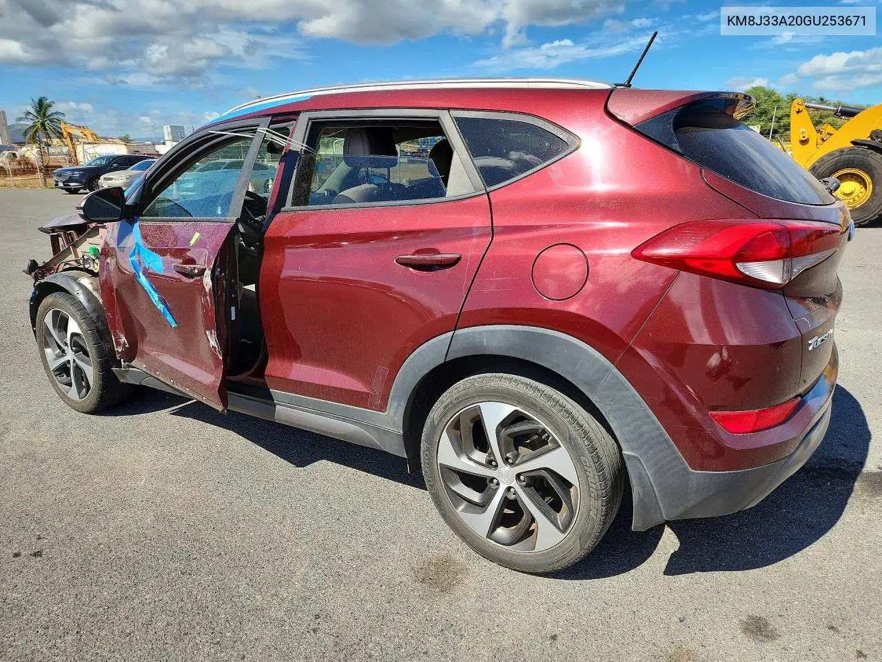 2016 Hyundai Tucson Sport VIN: KM8J33A20GU253671 Lot: 59199626