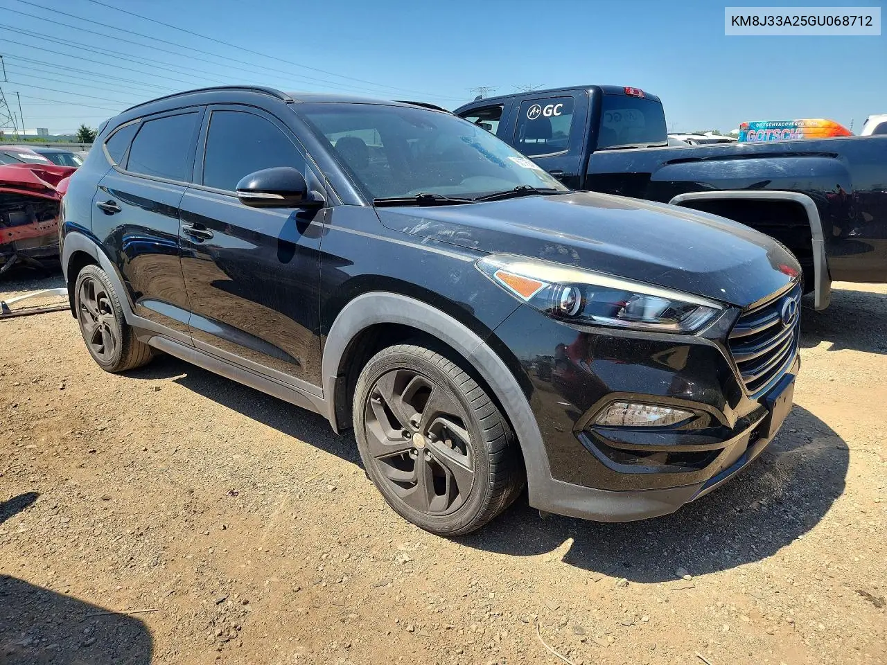 2016 Hyundai Tucson Limited VIN: KM8J33A25GU068712 Lot: 60775846