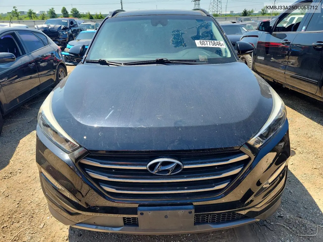 2016 Hyundai Tucson Limited VIN: KM8J33A25GU068712 Lot: 60775846