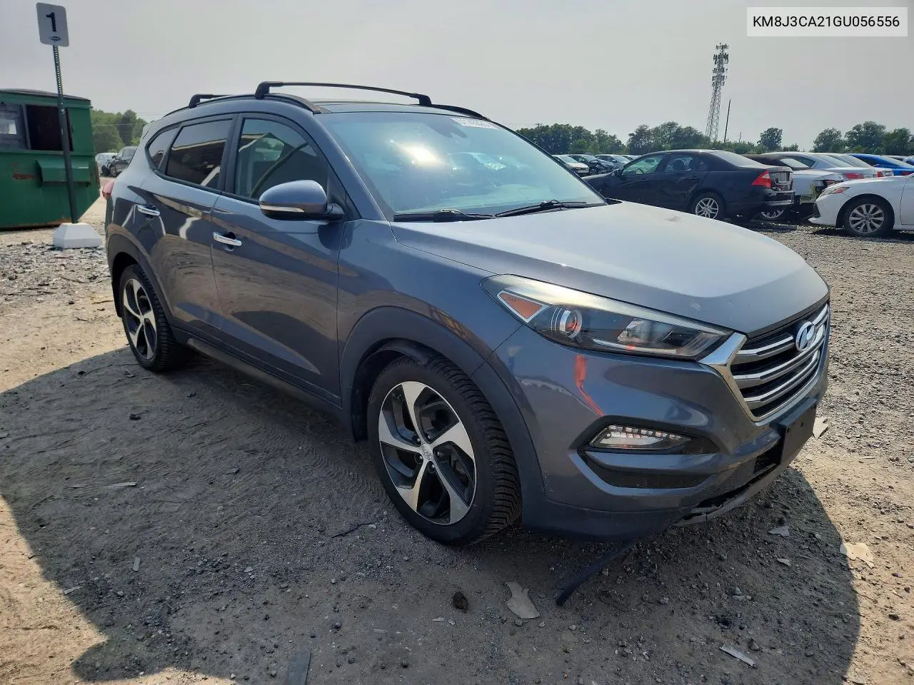 2016 Hyundai Tucson Limited VIN: KM8J3CA21GU056556 Lot: 61145026