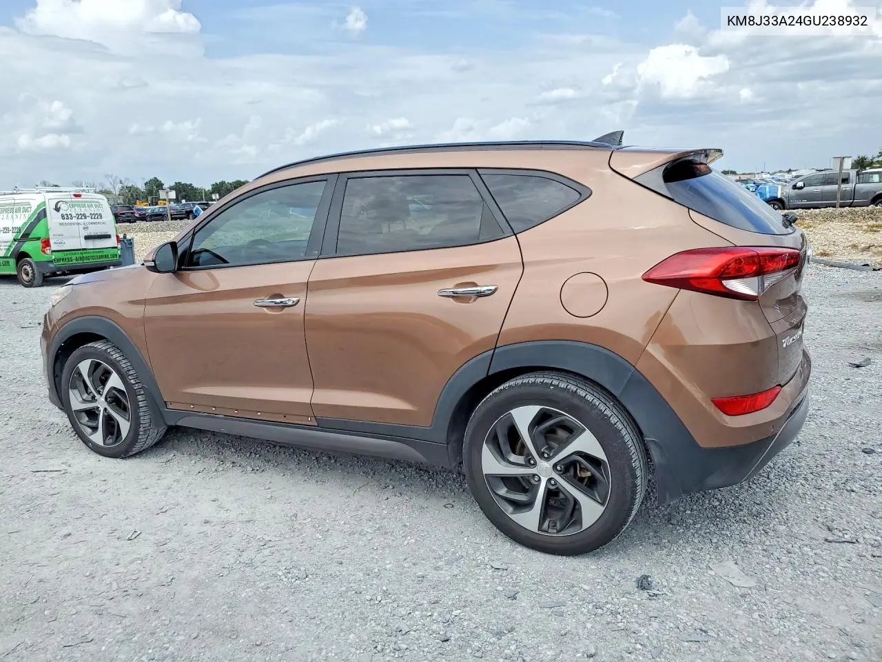 2016 Hyundai Tucson Limited VIN: KM8J33A24GU238932 Lot: 61151726