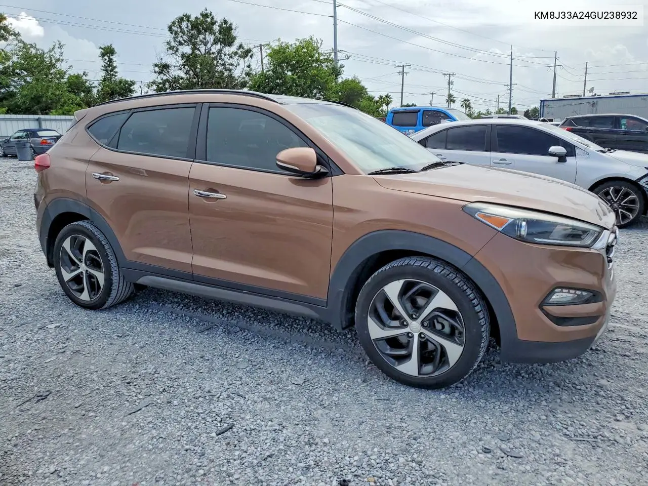2016 Hyundai Tucson Limited VIN: KM8J33A24GU238932 Lot: 61151726