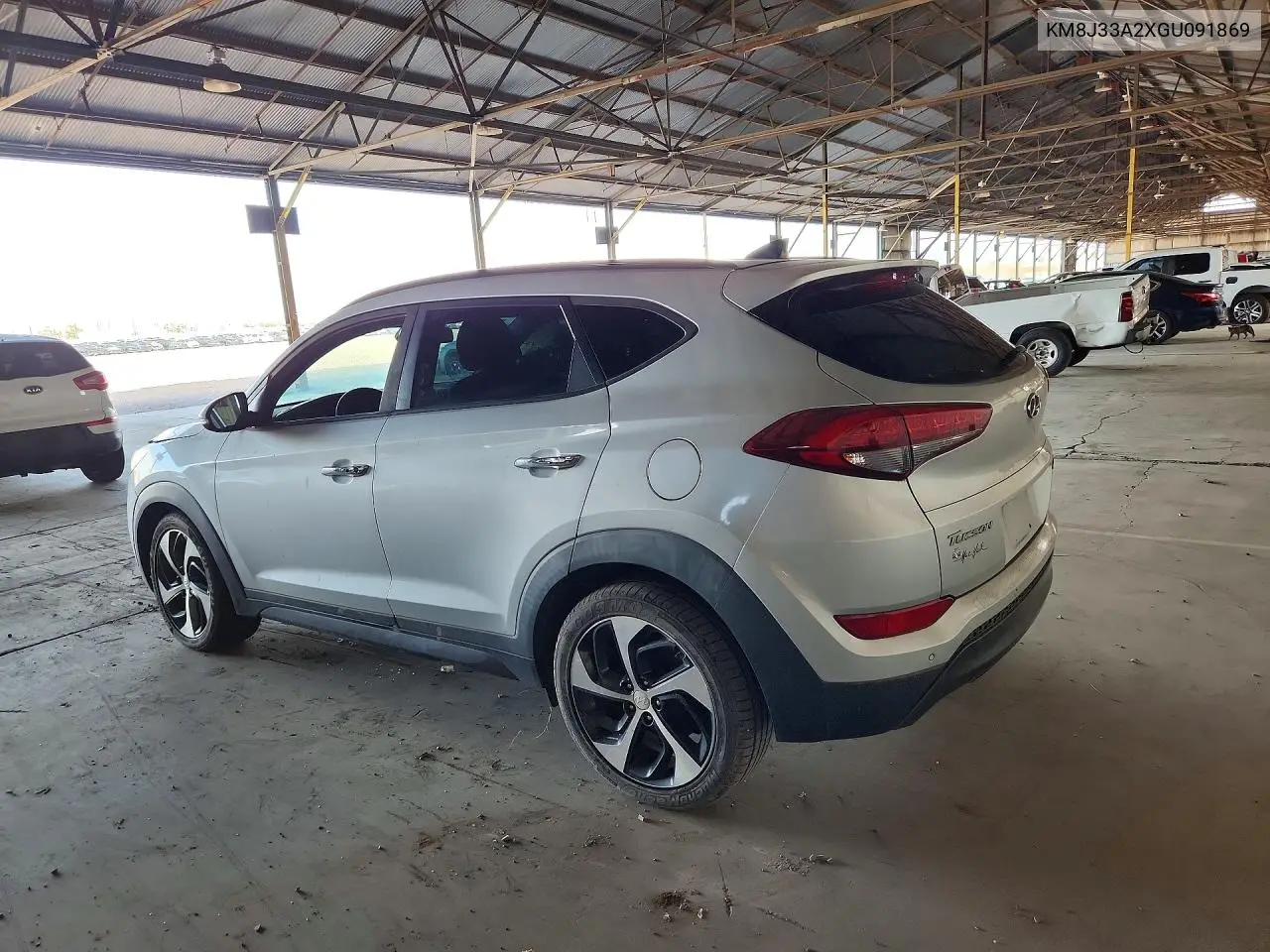 2016 Hyundai Tucson Limited VIN: KM8J33A2XGU091869 Lot: 61504246