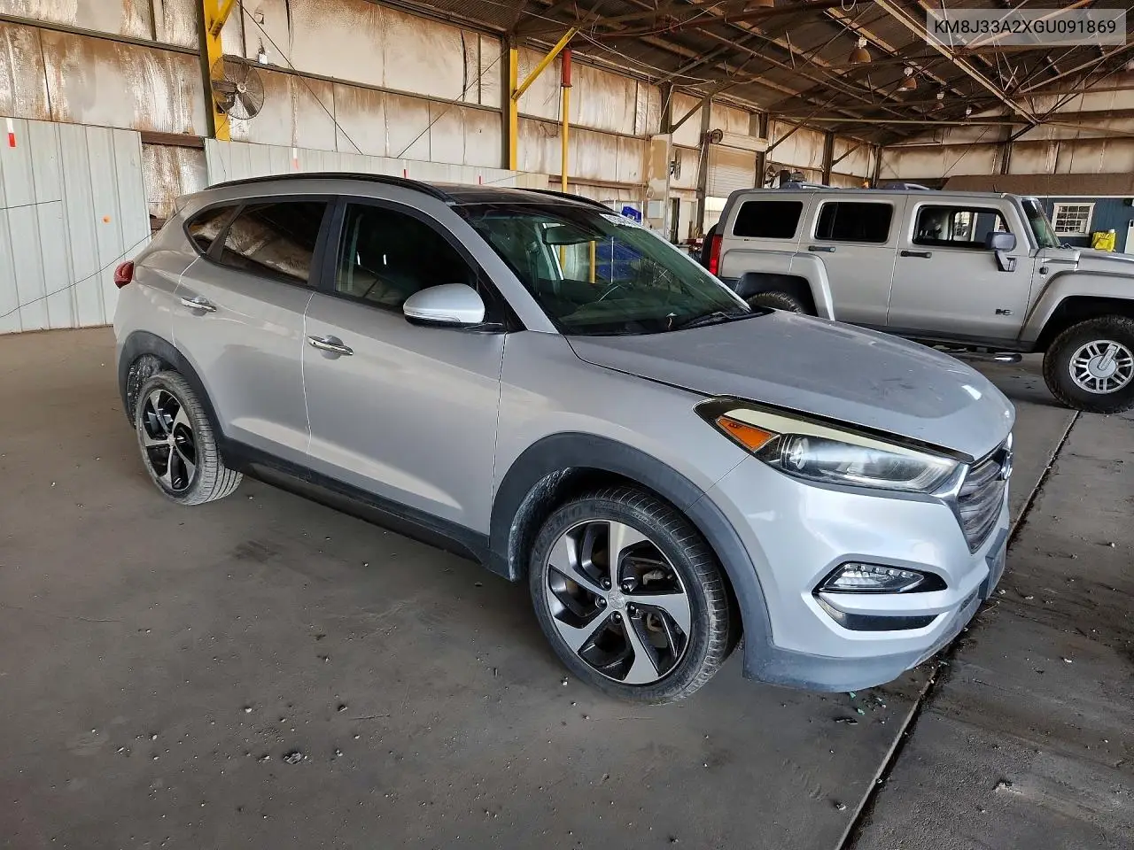 2016 Hyundai Tucson Limited VIN: KM8J33A2XGU091869 Lot: 61504246